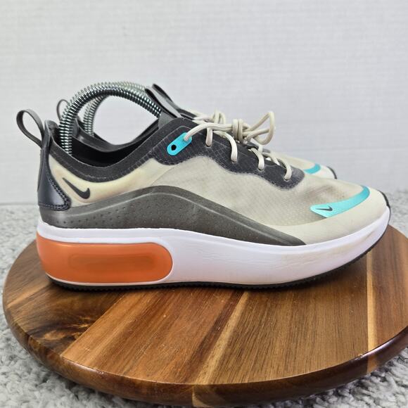 Nike Air Max Dia SE Phantom Grey Orange Athletic Sneakers Womens 8.5 BV6479-002 - Picture 3 of 12